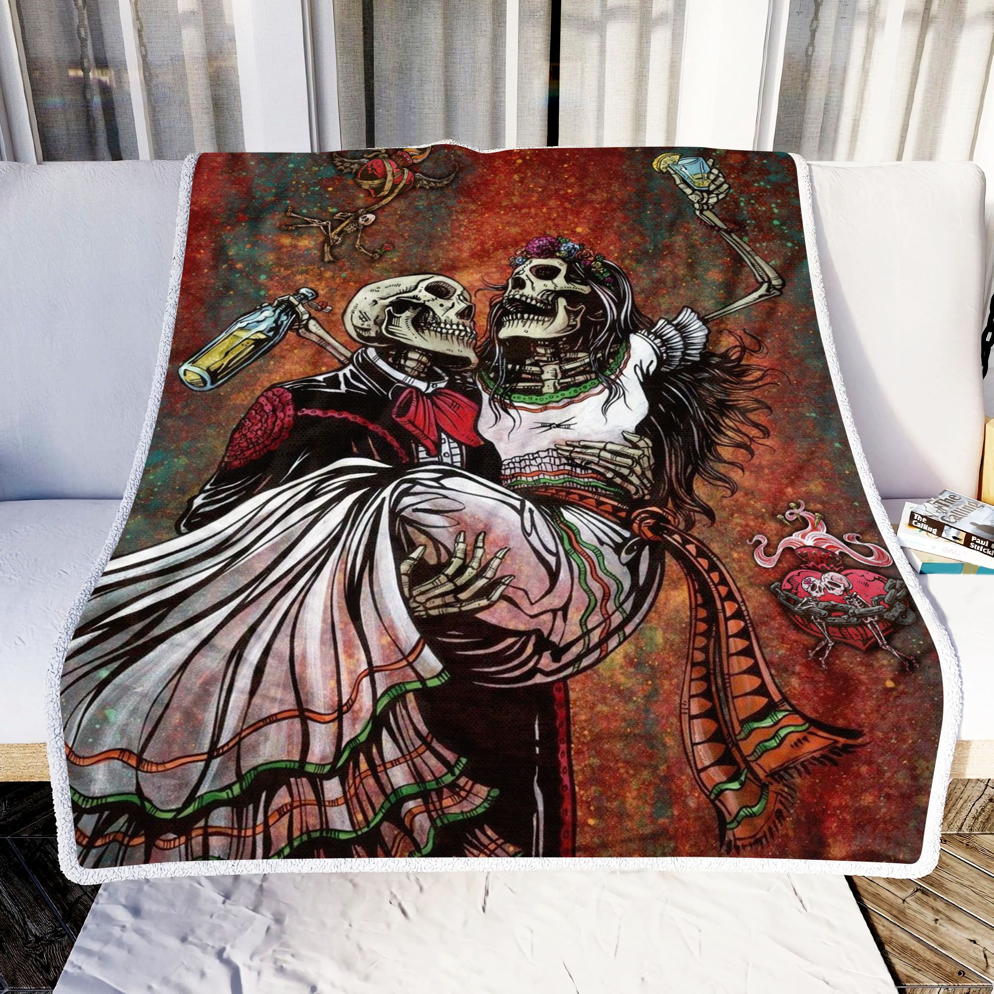 Day Of The Dead Fleece Blanket