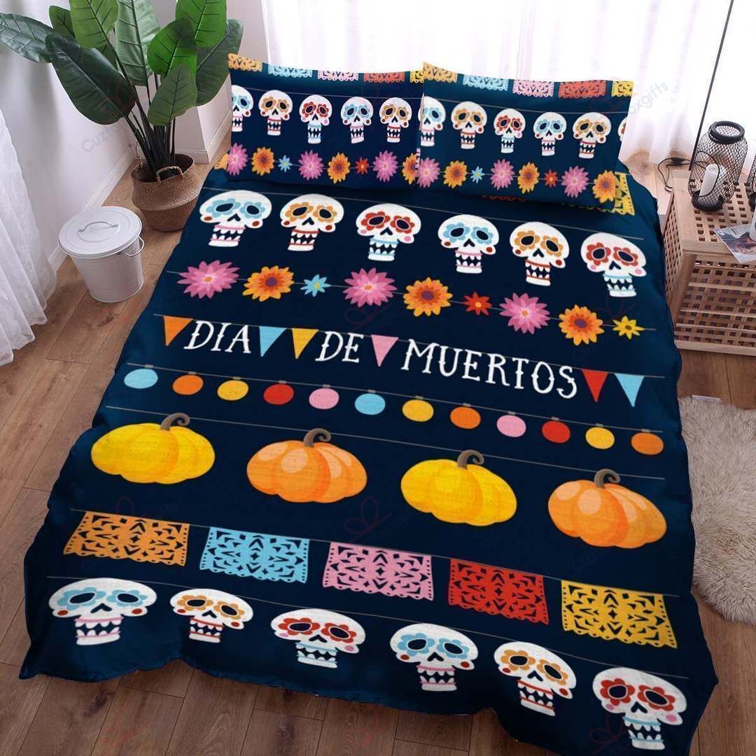 Day Of The Dead Printed Bedding Set