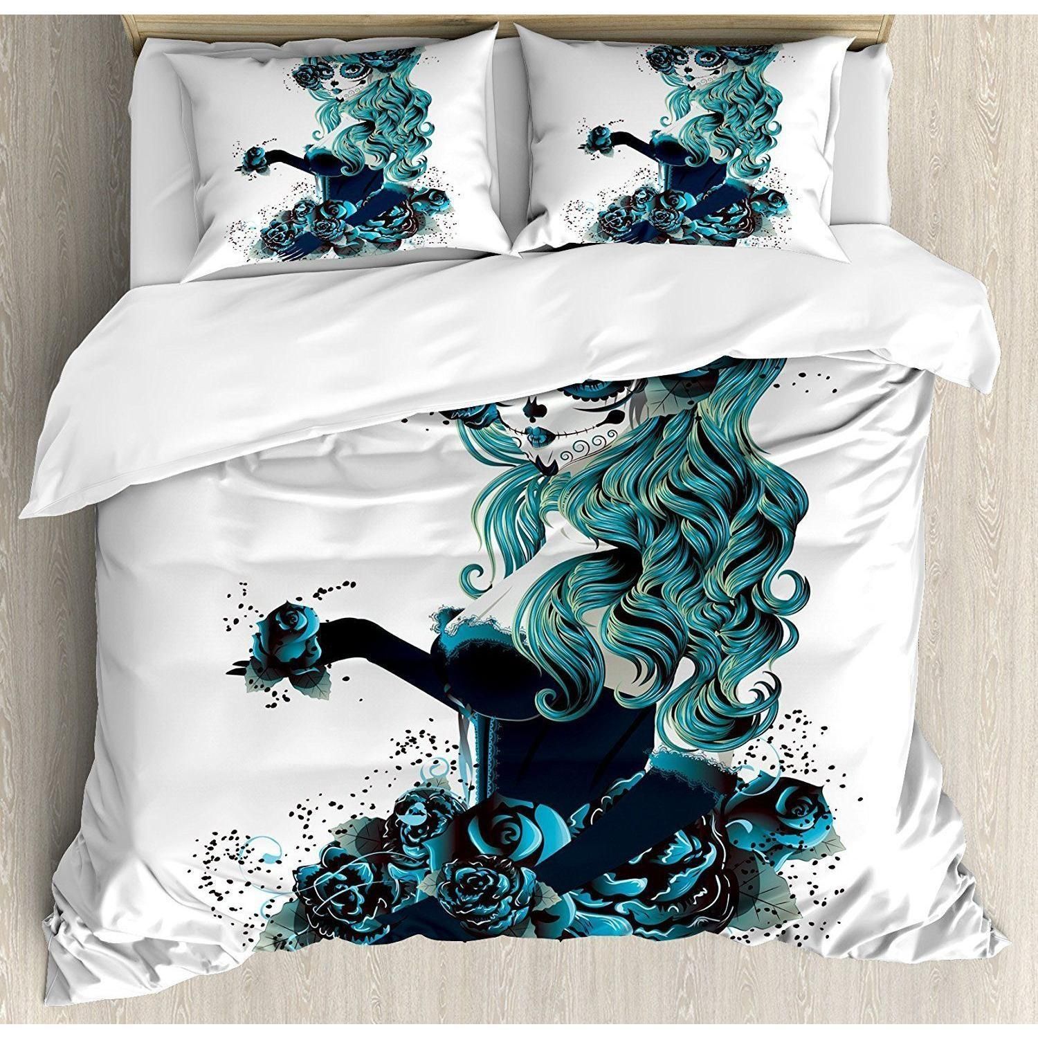 Dead Bride Skull Bedding Set