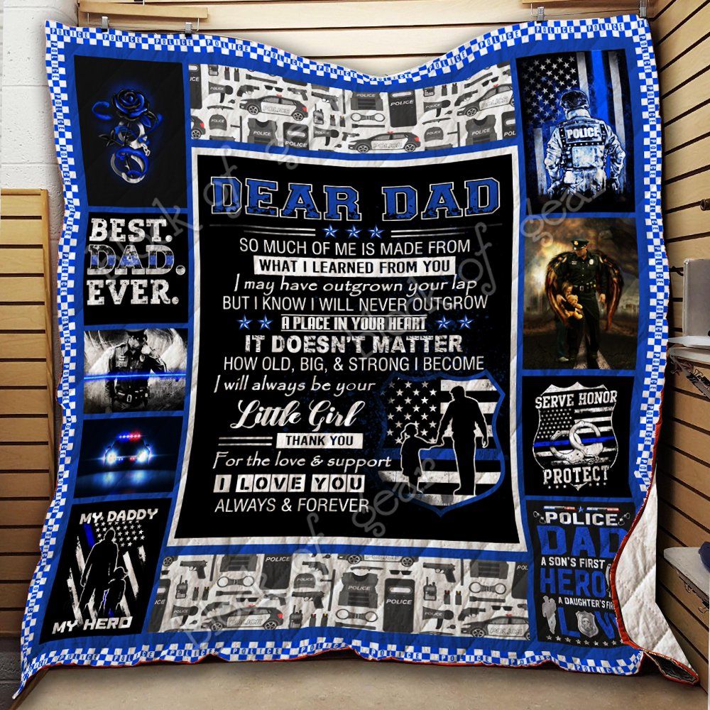 Dear Dad My Policeman Quilt Thh889 Dhc11121873Dd