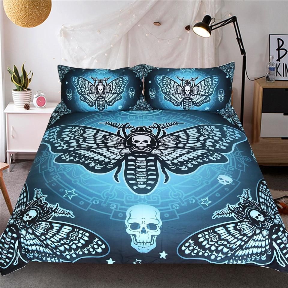 Death Moth Butterfly Bedding Set