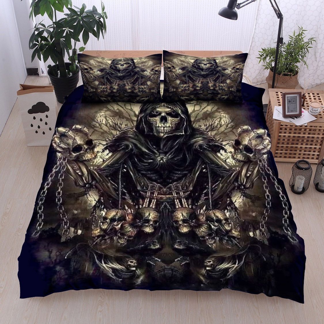 Death Skull Bedding Set