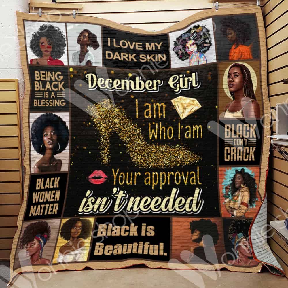 December Black Women Quilt Blanket DHC0102859TD