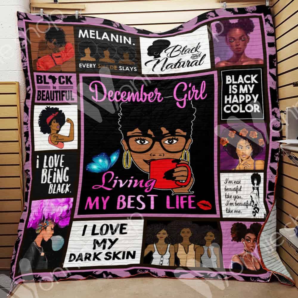 December Black Women Quilt Blanket DHC0102871TD