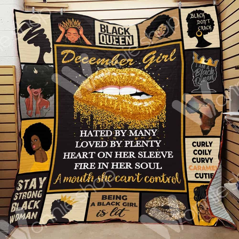 December Black Women Quilt Blanket DHC0602537TD