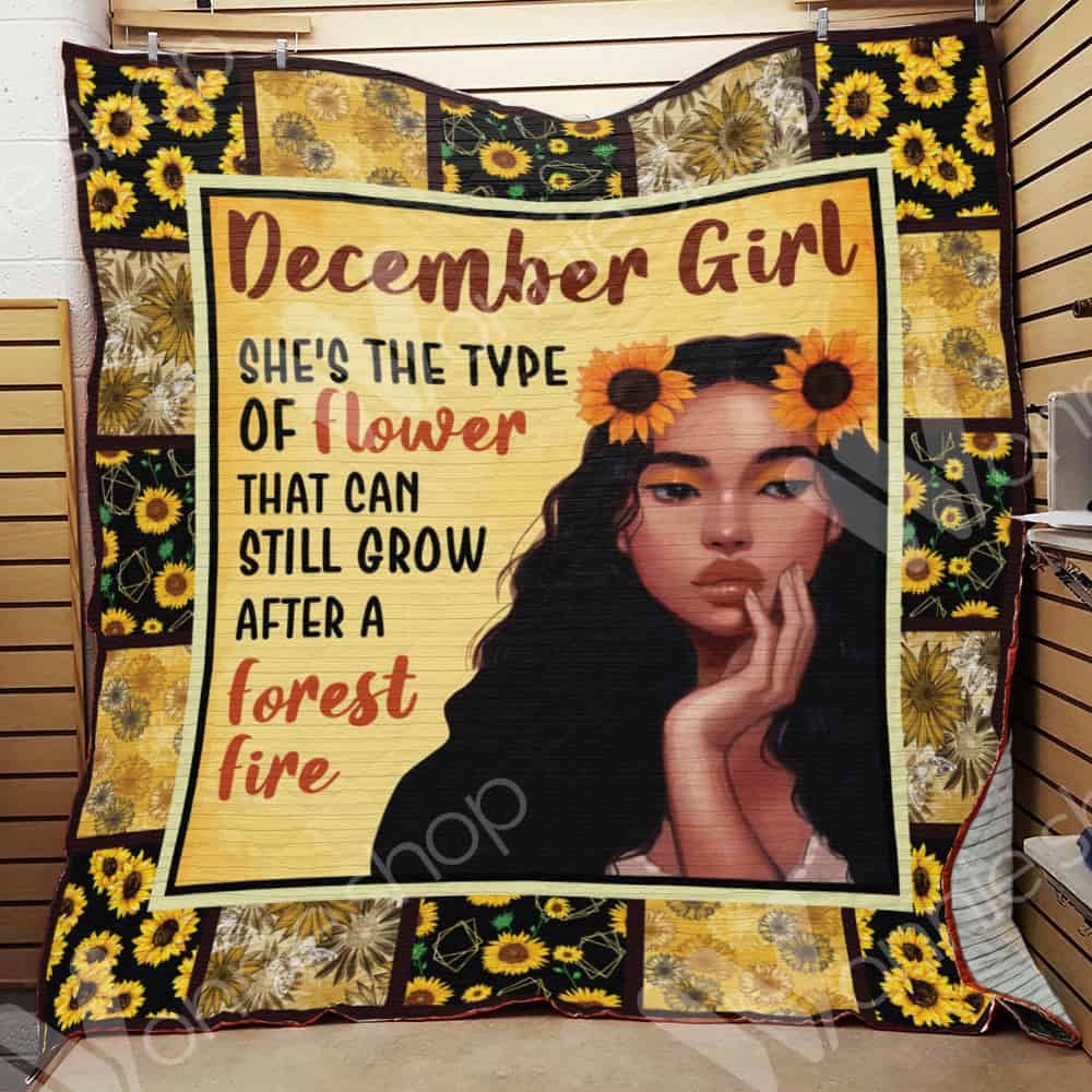December Black Women Quilt Blanket DHC0602580TD
