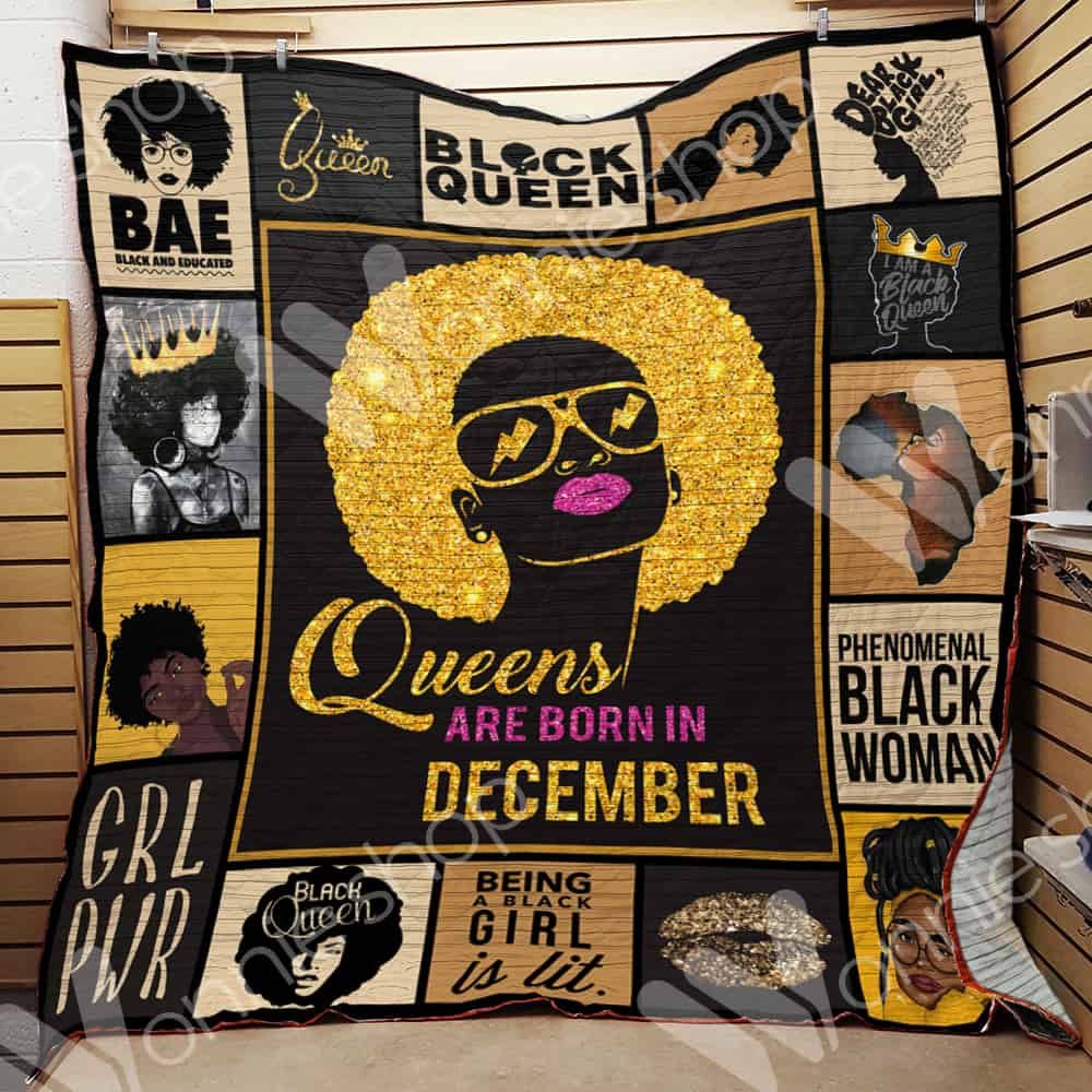 December Black Women Quilt Blanket DHC0602613TD