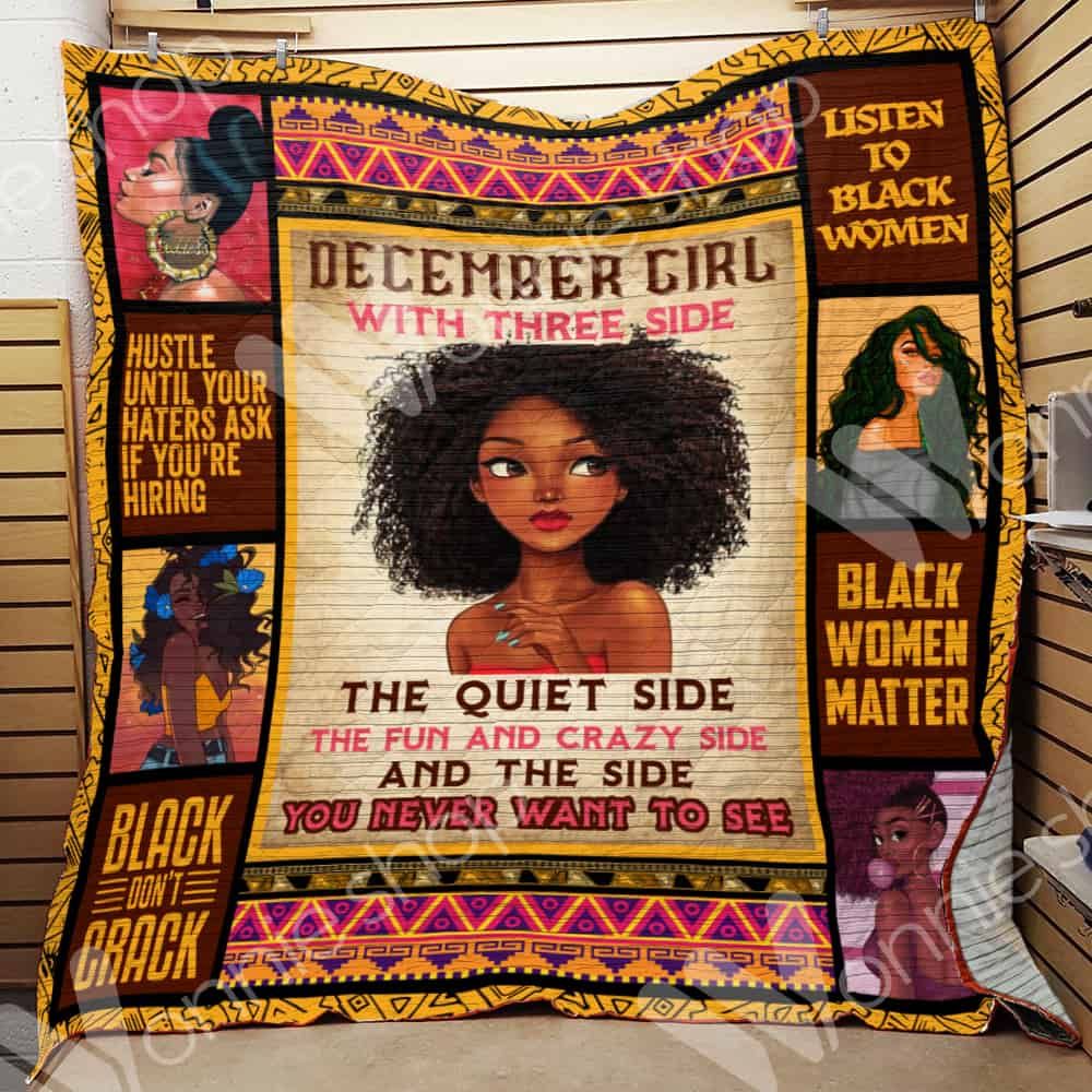 December Black Women Quilt Blanket DHC0602724TD