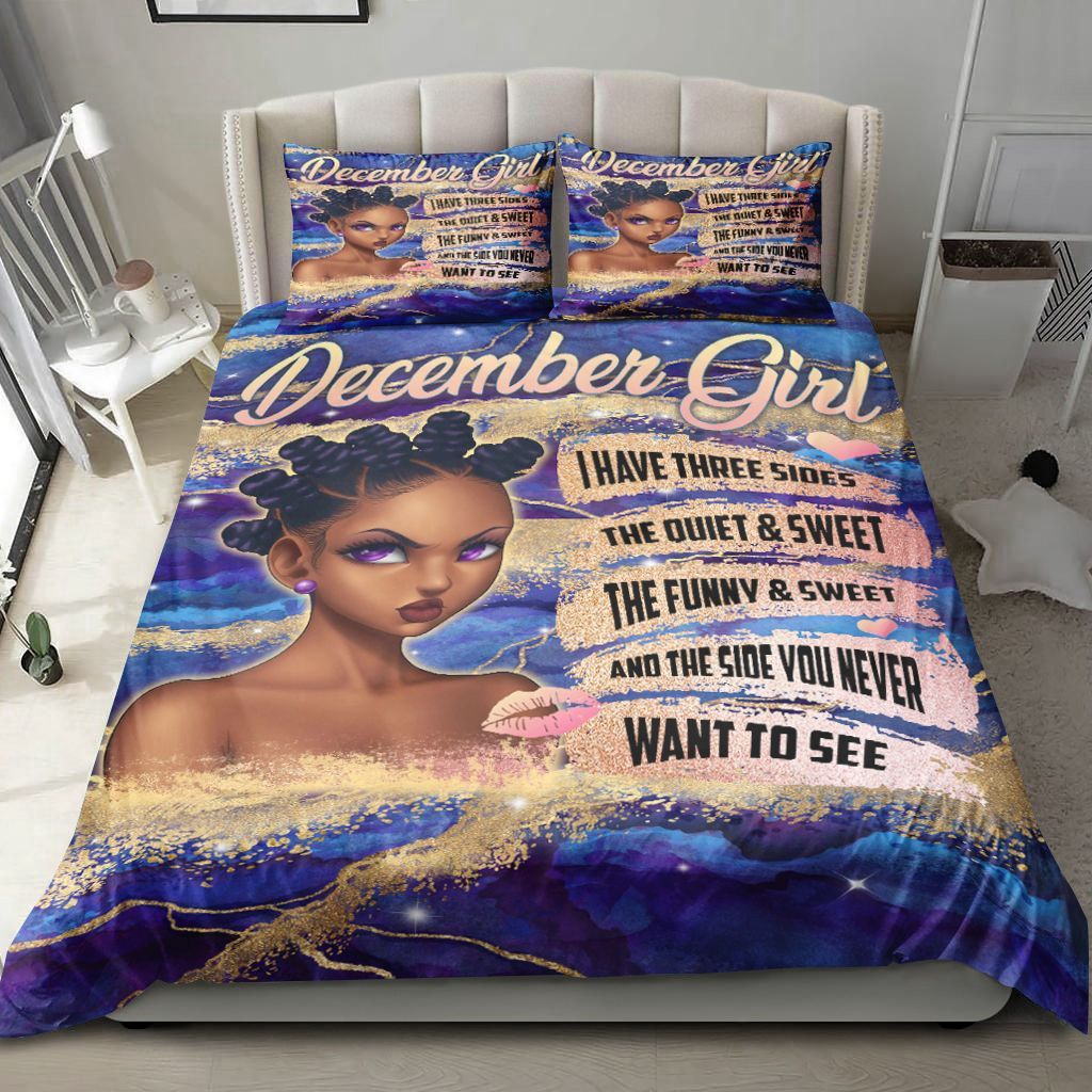 December Girl Blue Bedding Set