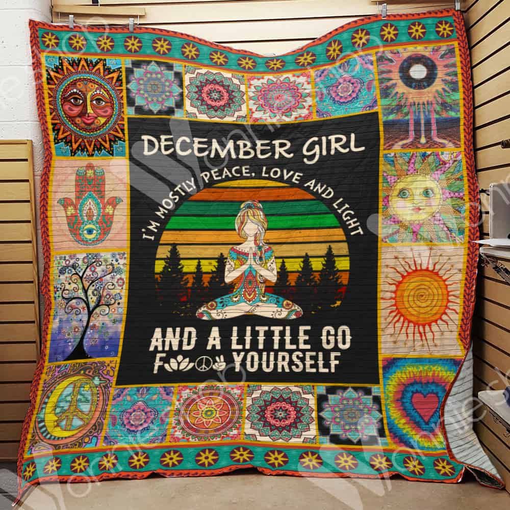 December Hippie Girl Blanket LNT1012104 Quilt Blanket
