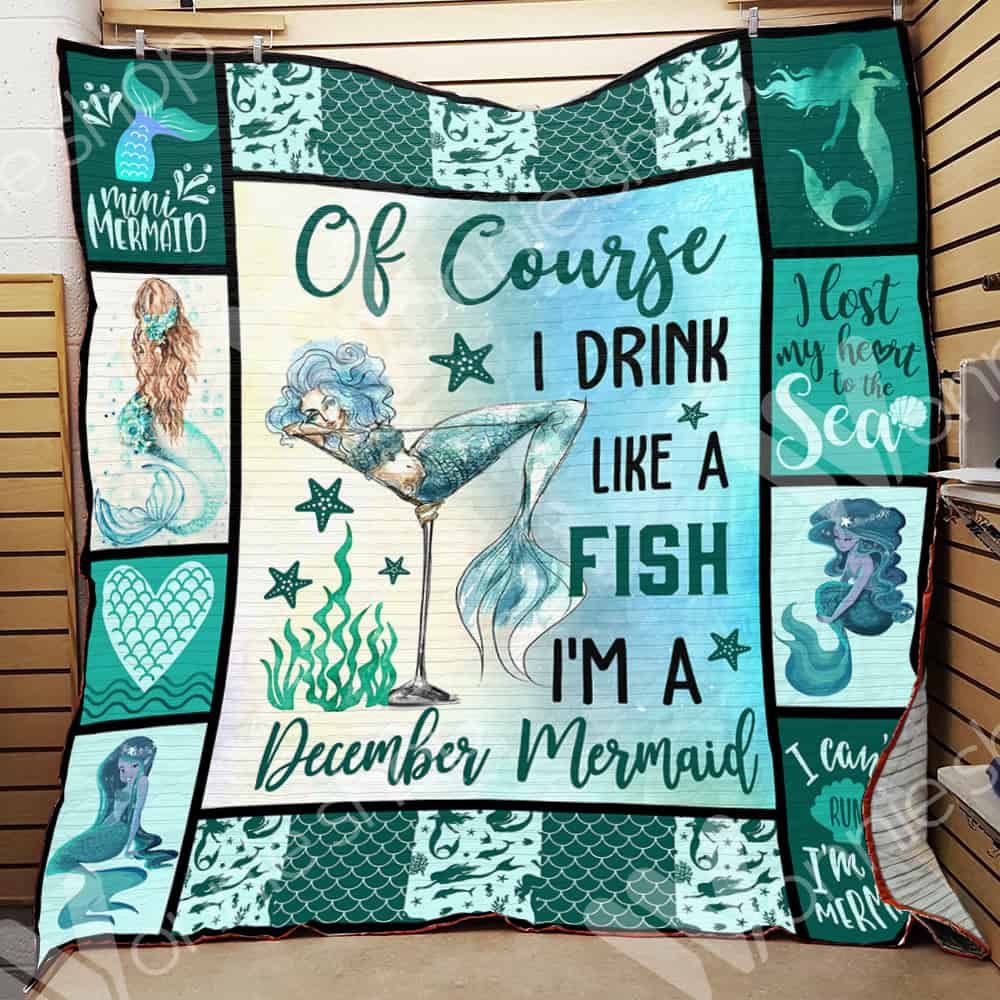 December Mermaid Quilt Blanket DHC0602577TD