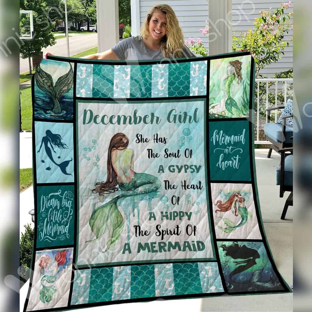 December Mermaid Quilt Blanket DHC0602917TD