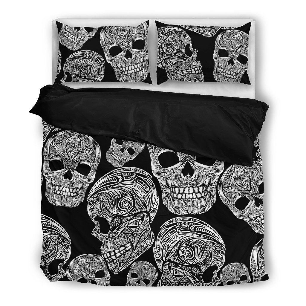 Decorative Skull Themed Bedding Set