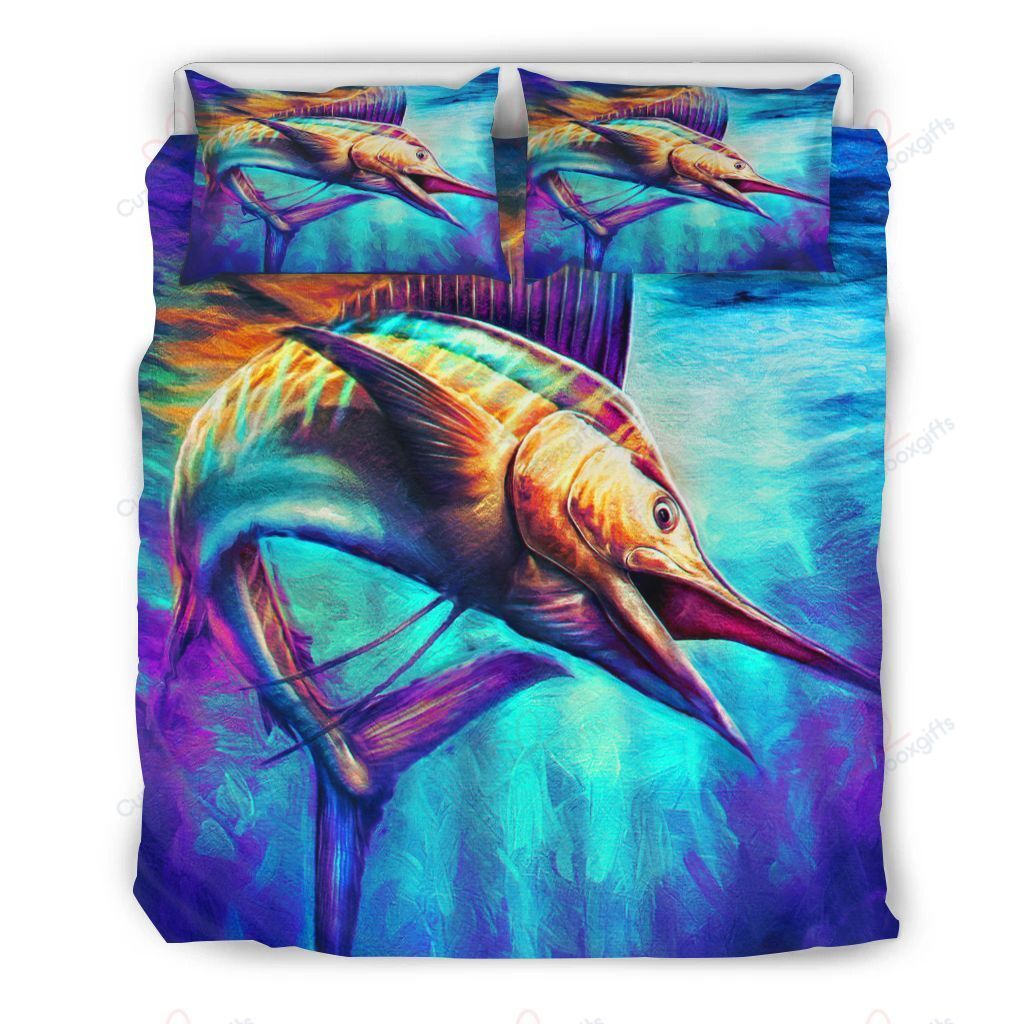 Deep Ocean Swordfish Bedding Set