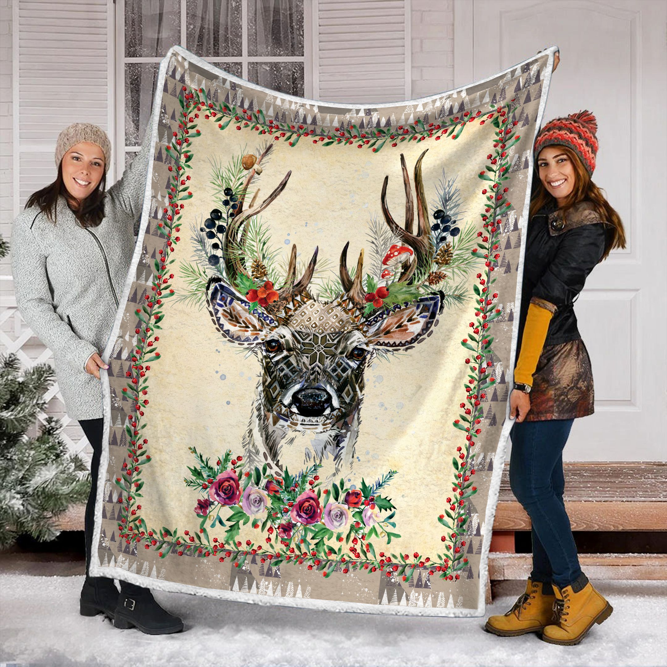Deer Fleece Blanket