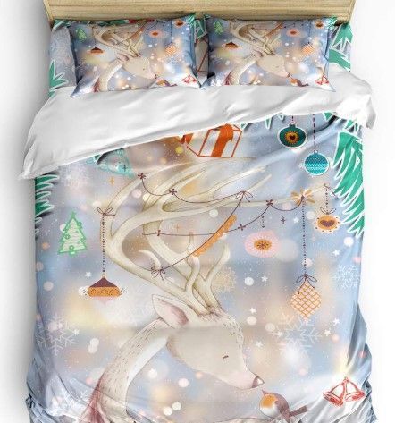 Deer And Bird Bedding Set