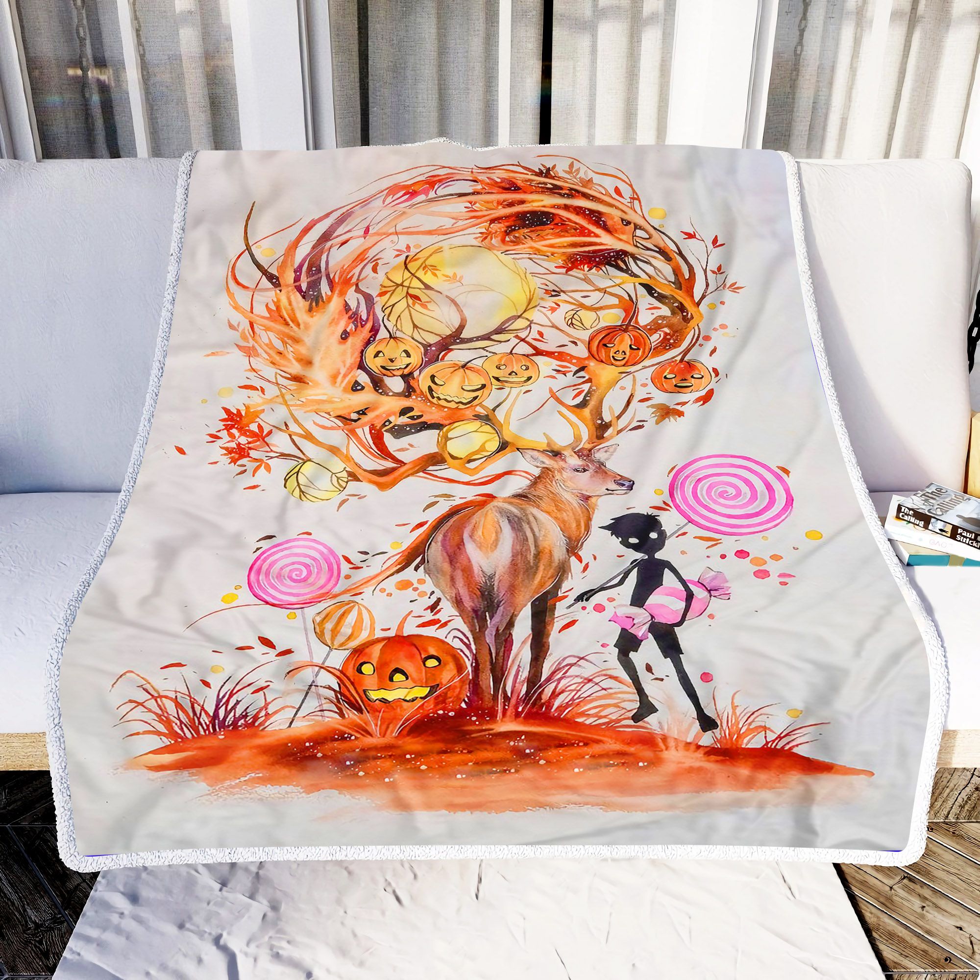 Deer Art Fleece Blanket