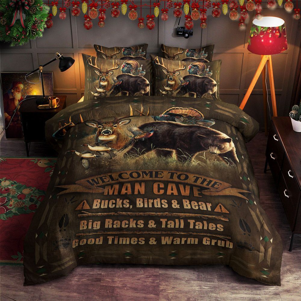 Deer Bird And Bear Bedding Set
