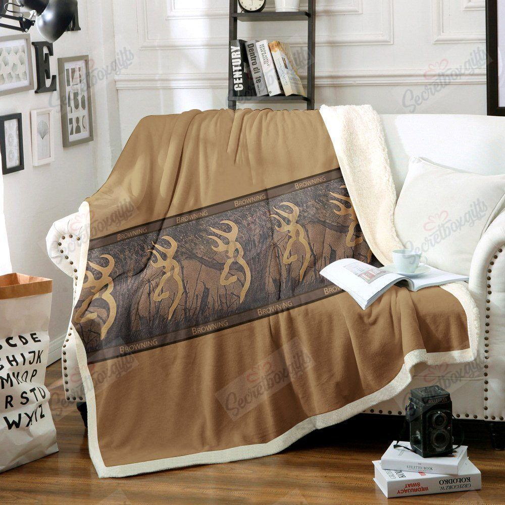 Deer Browning Fleece Blanket