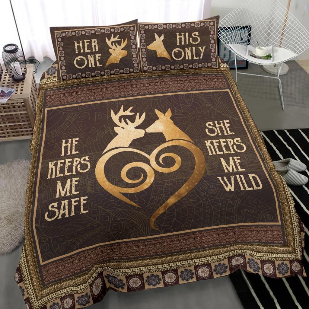 Deer Couple Bedding Set