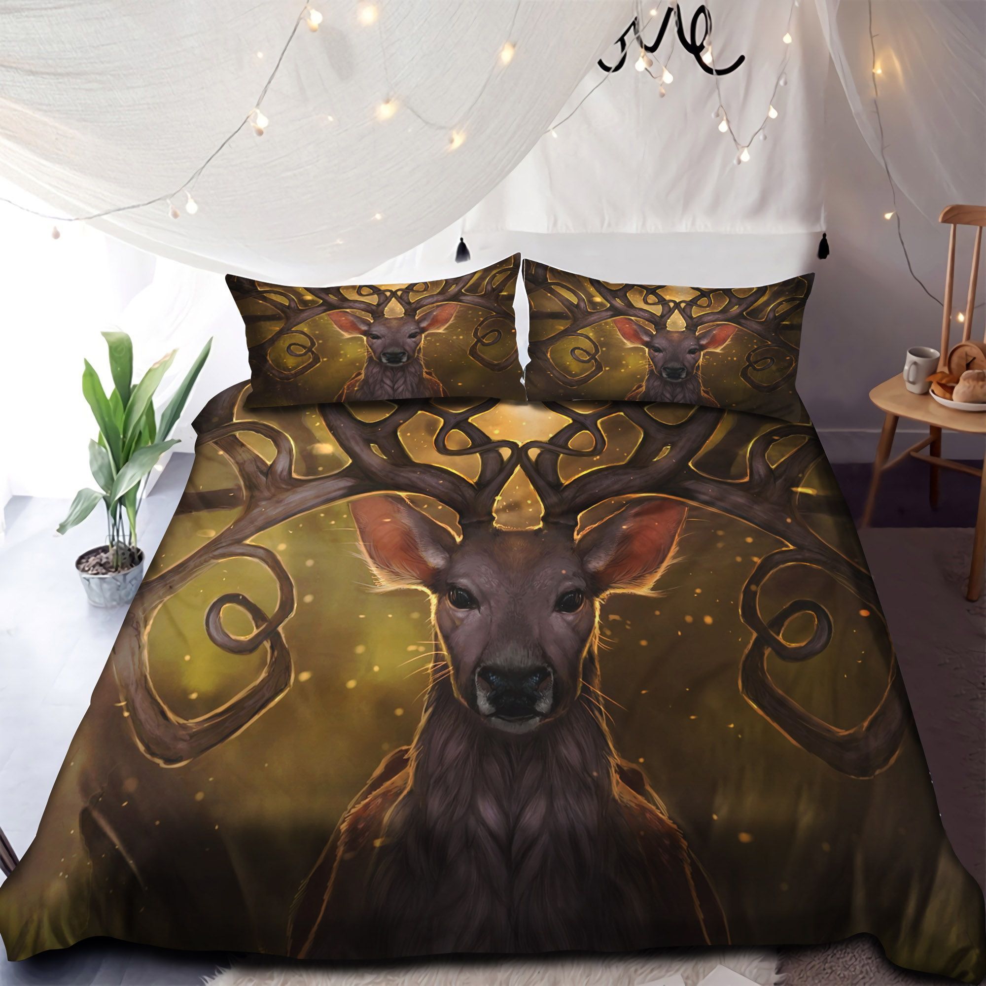 Deer Fantasy Art Bedding Set