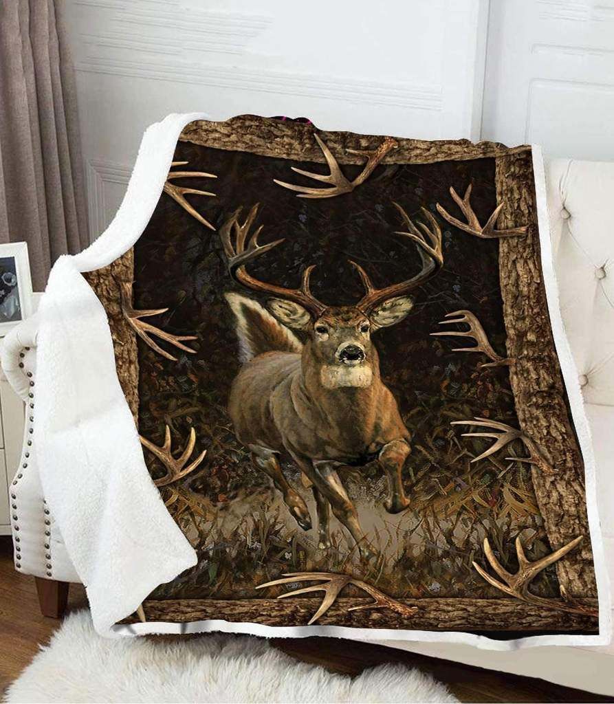 Deer Fleece Blanket