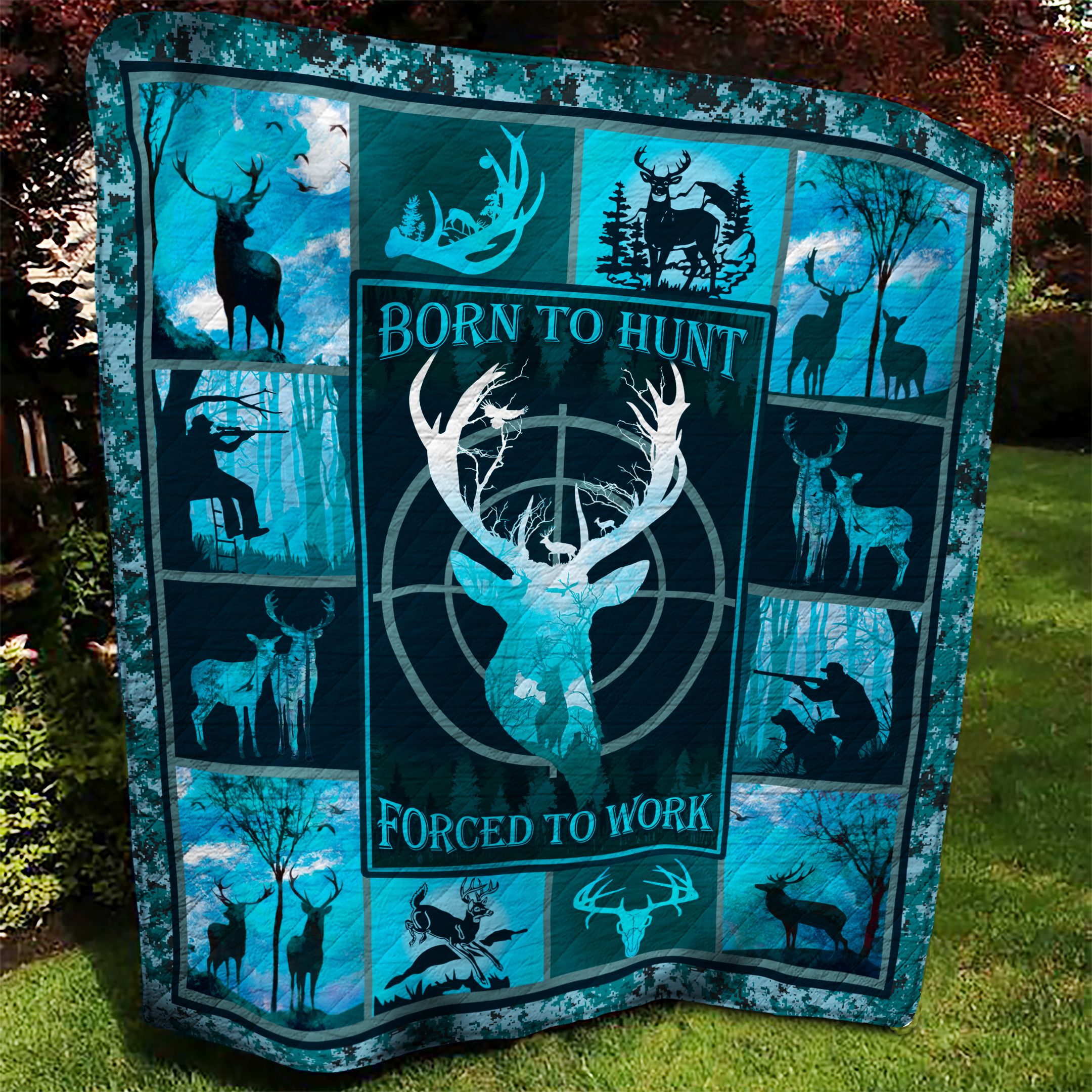 Deer Hunting AAA110908TA Quilt Blanket