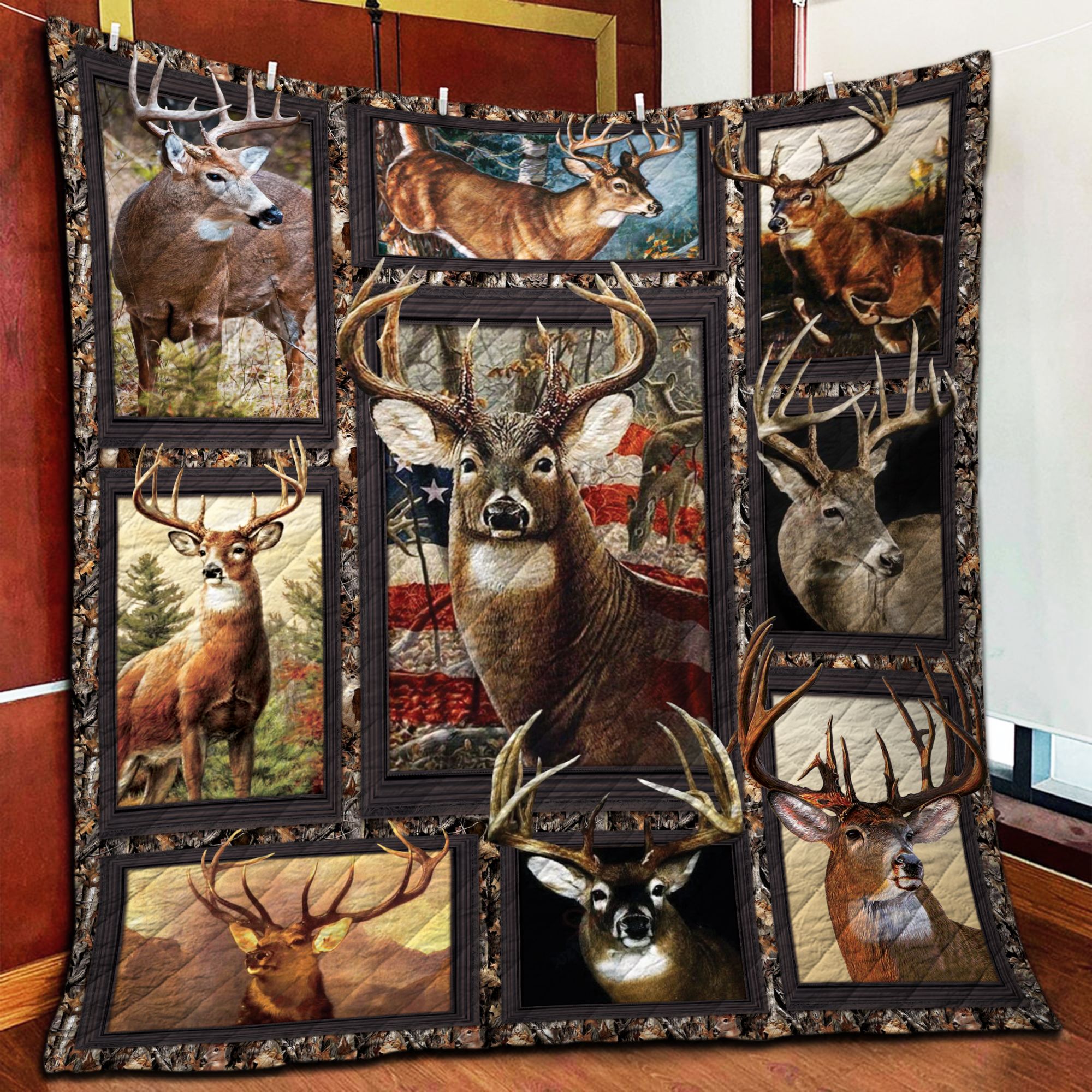 Deer Hunting AAA250963TA Quilt Blanket
