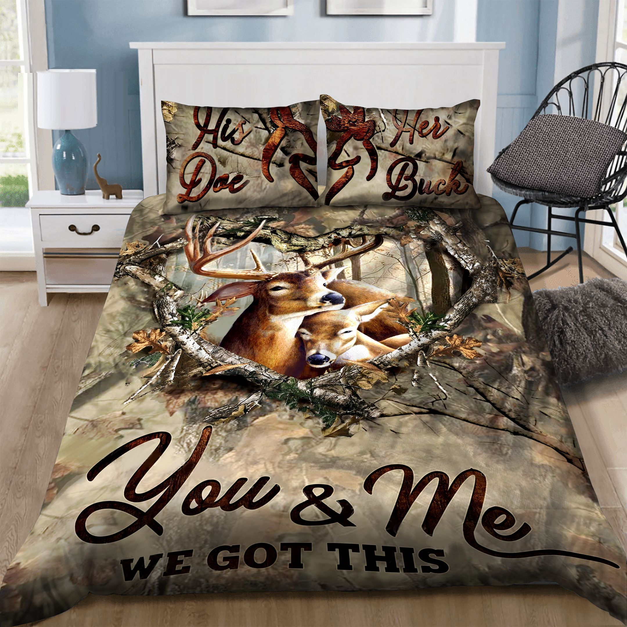 Deer Hunting Bedding Set