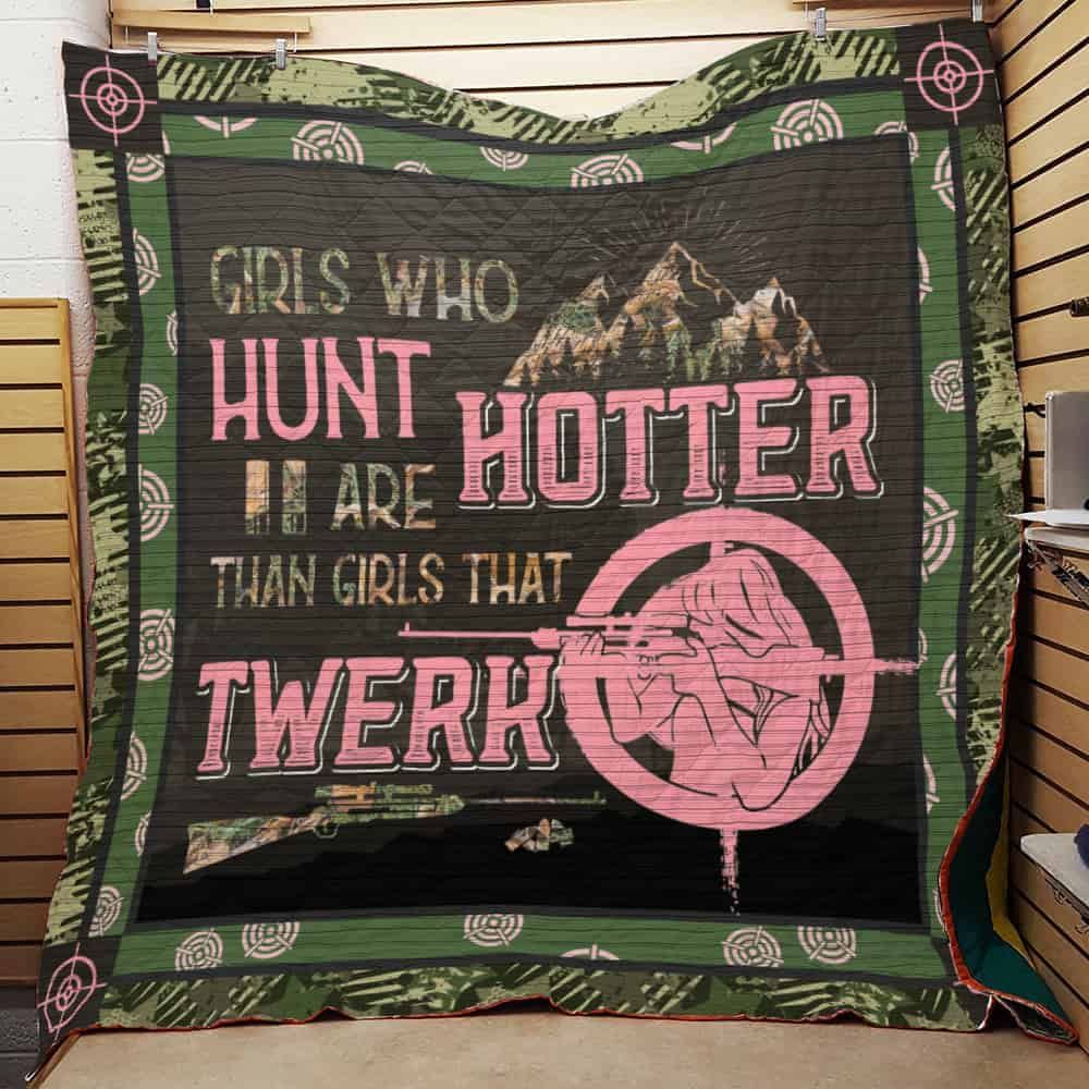 Deer Hunting Girl Quilt Blanket DHC0502822TD