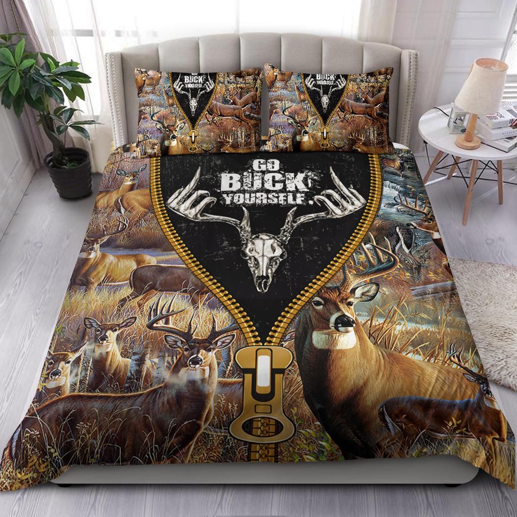 Deer Hunting Go Buck Yourself Bedding Set