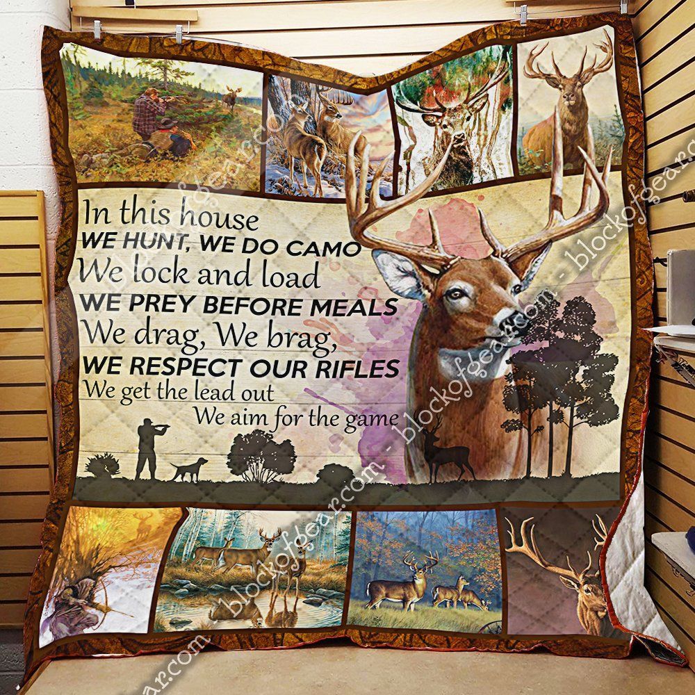 Deer Hunting GS-CL-NT0611 Quilt Blanket