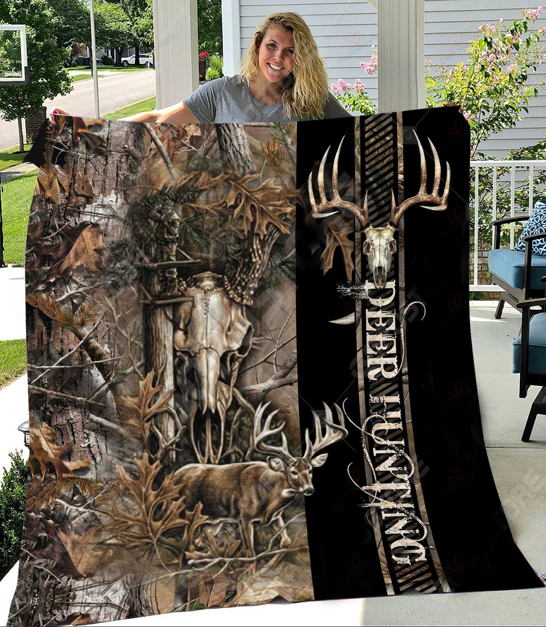 Deer Hunting KC2309351CL Quilt Blanket