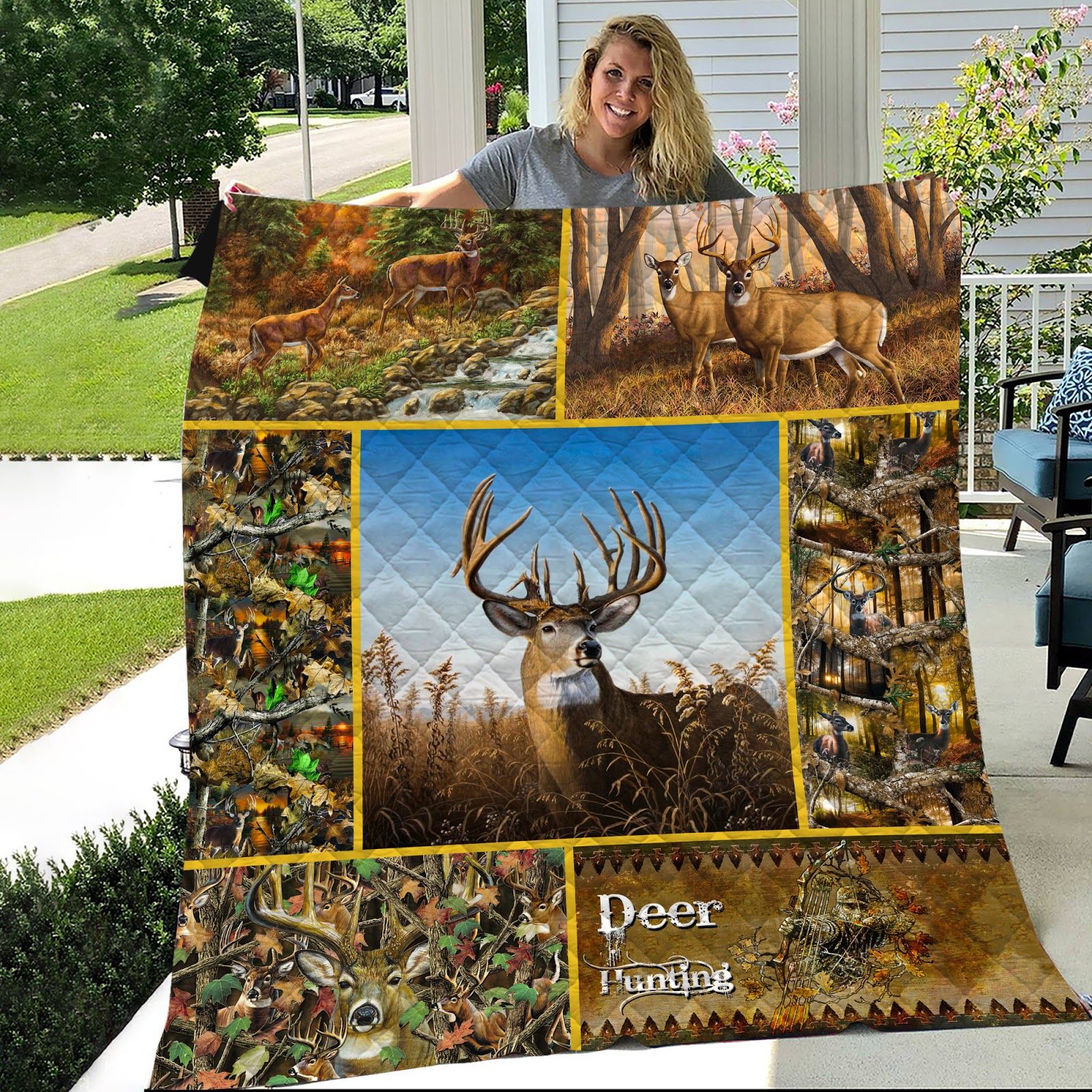 Deer Hunting Like Quilt Blanket DHC1402939TD