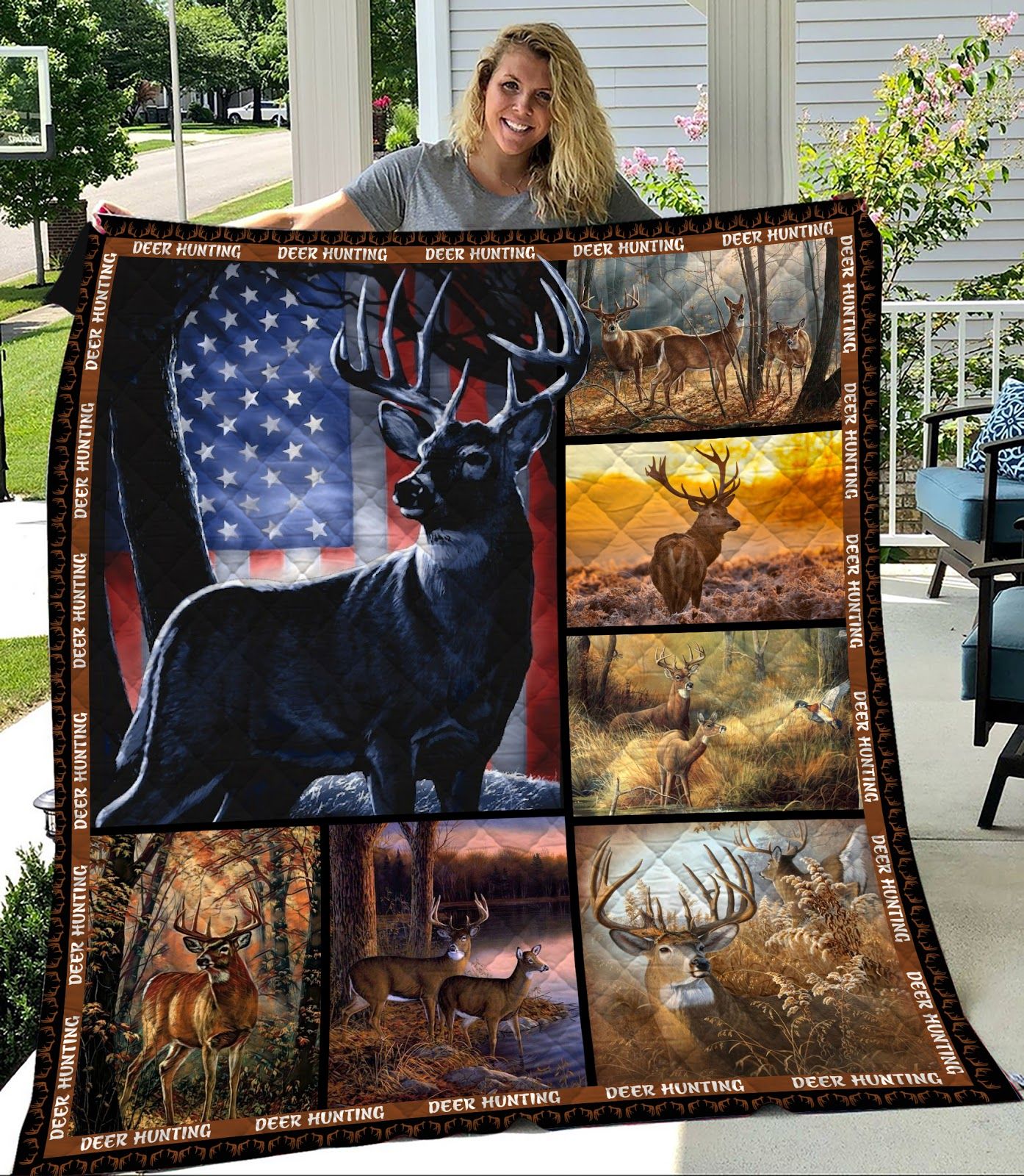 Deer Hunting Like Quilt Blanket DHC1402955TD