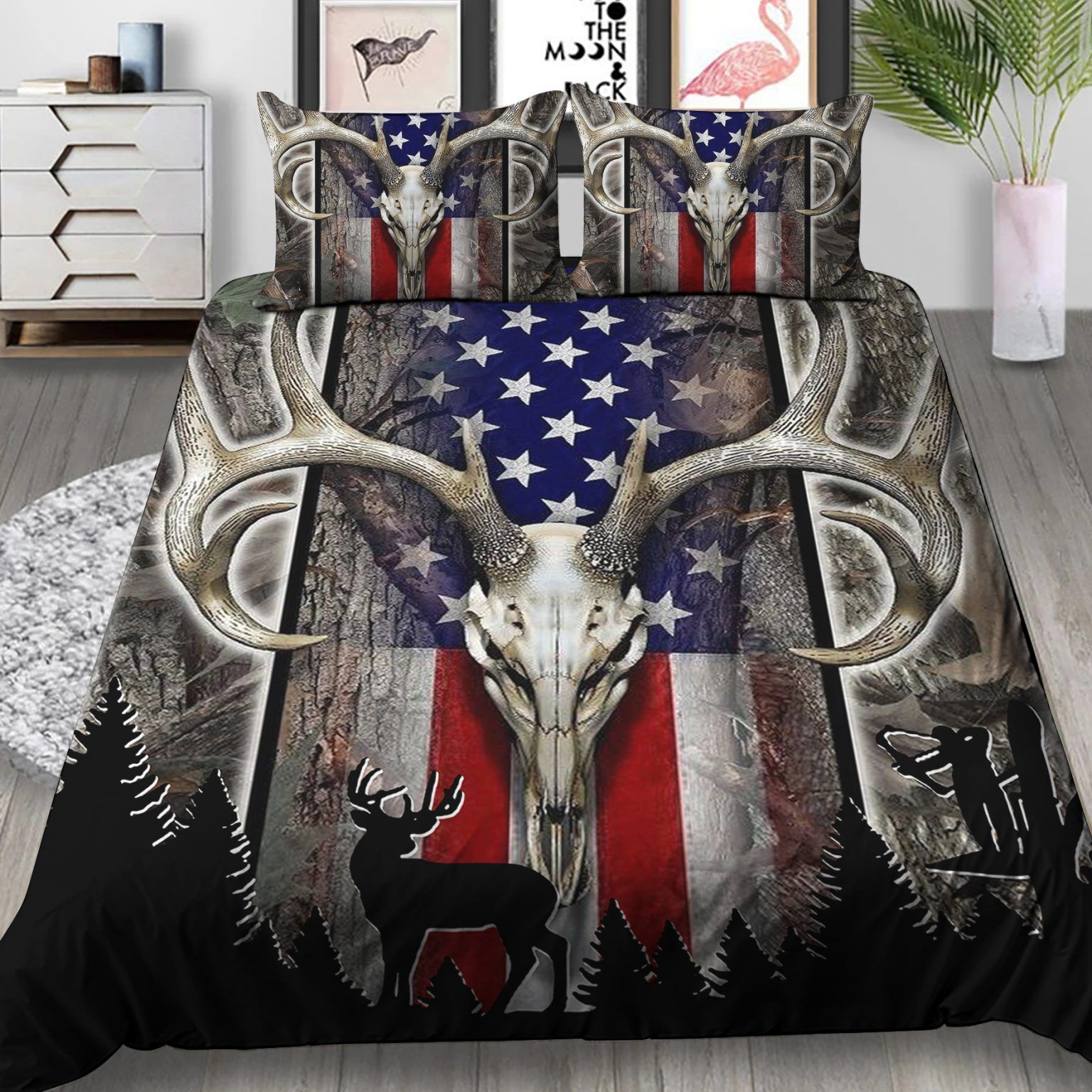 Deer Hunting Bedding Set