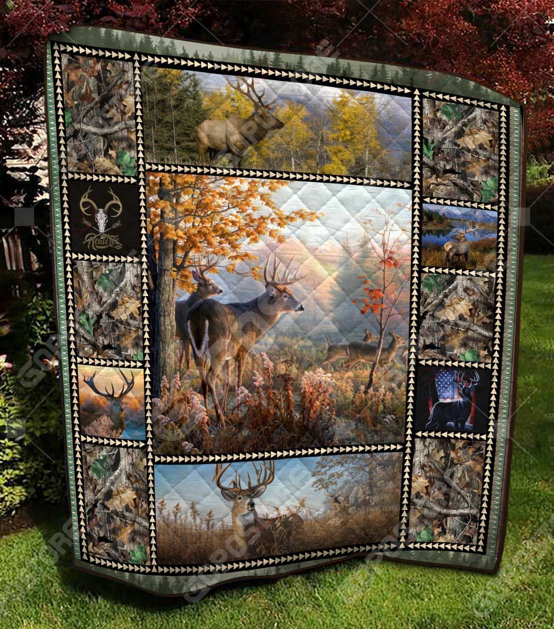 Deer Hunting NC0709114CL Quilt Blanket