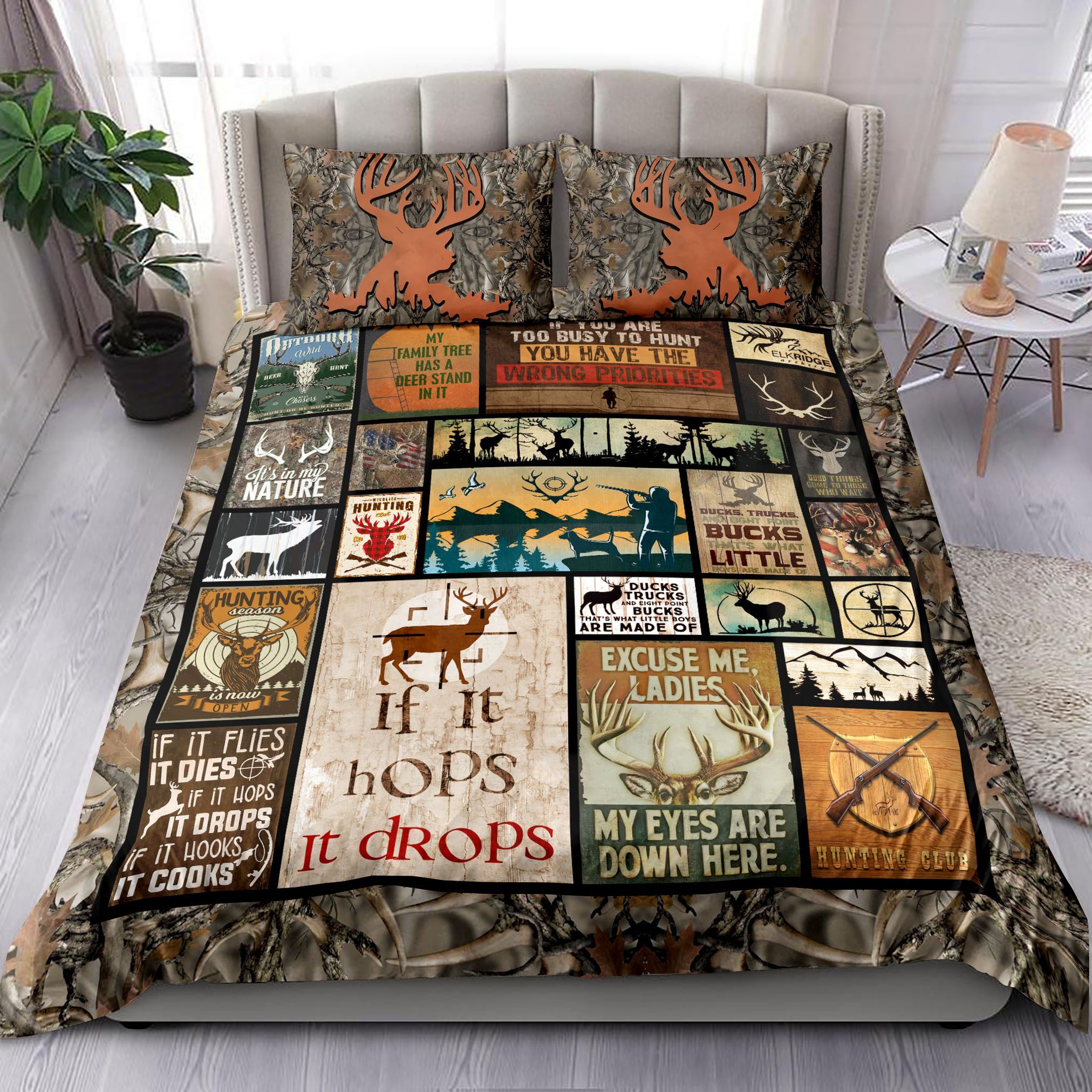 Deer Hunting Bedding Set