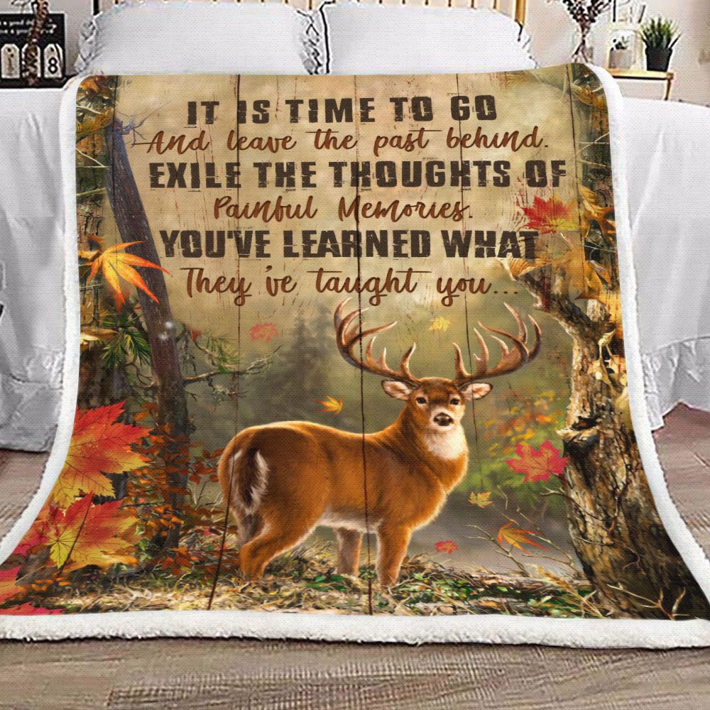 Deer Hunting Fleece Blanket