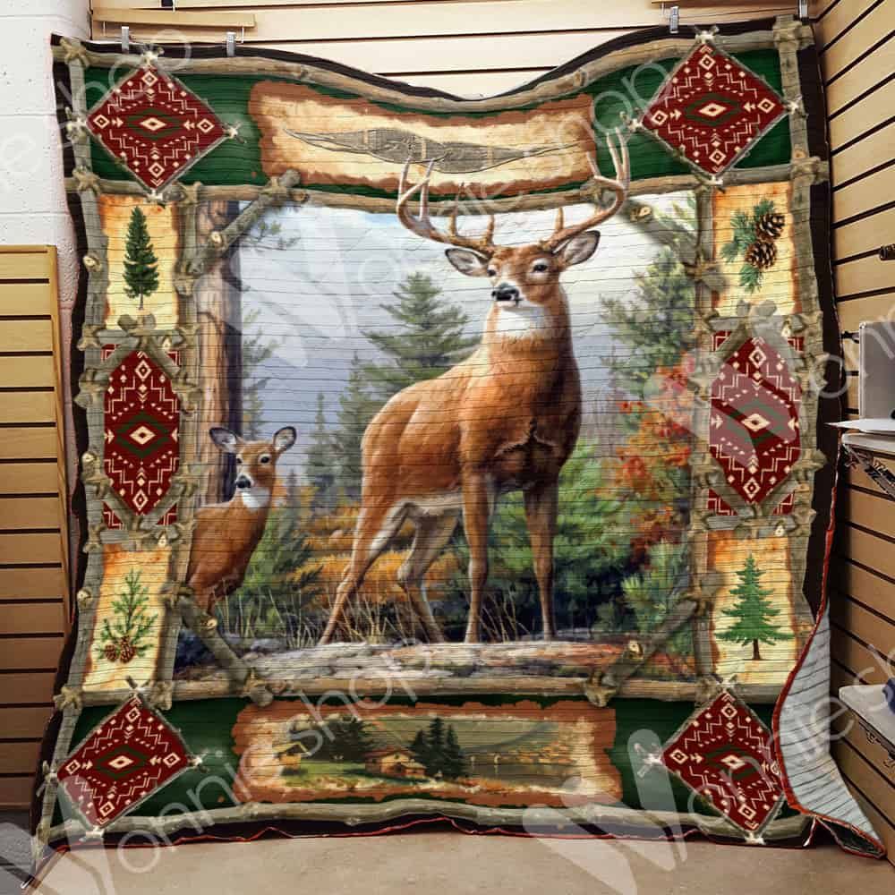 Deer Hunting Quilt Blanket DHC0102927TD