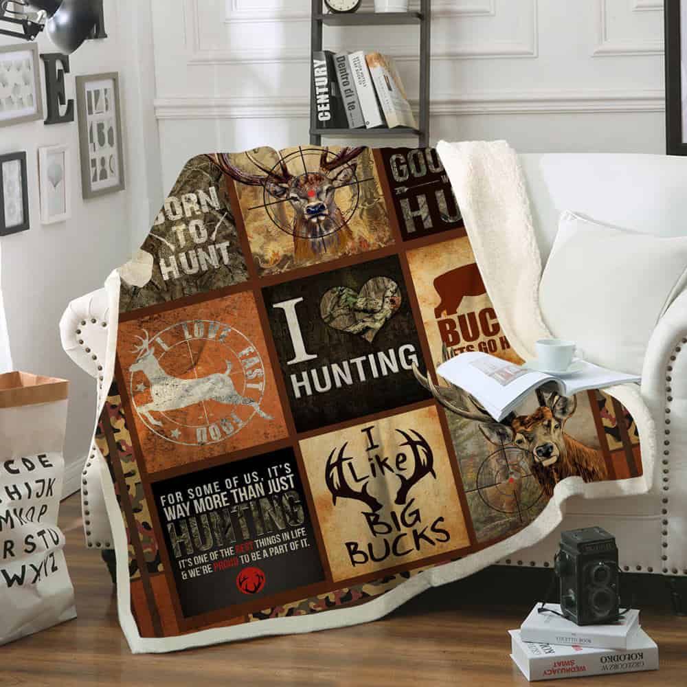 Deer Hunting Quilt Blanket DHC0502610TD
