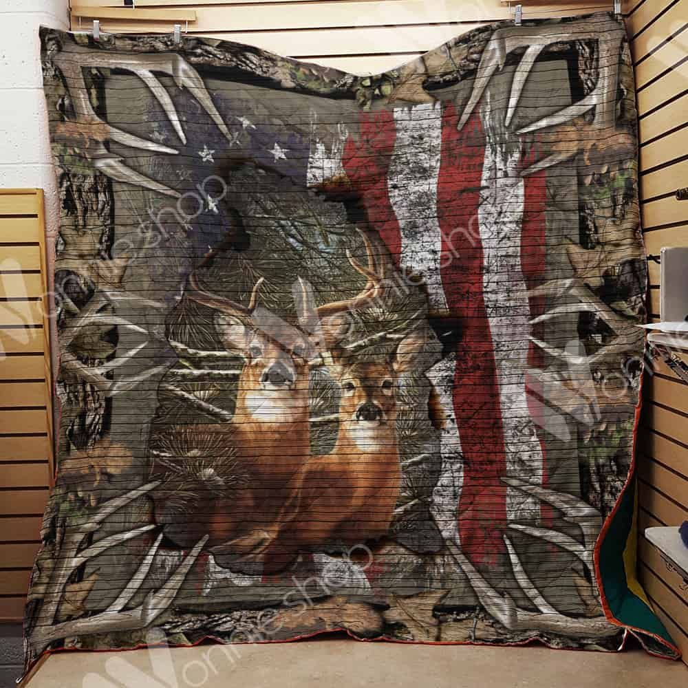 Deer Hunting Quilt Blanket DHC1102440TD