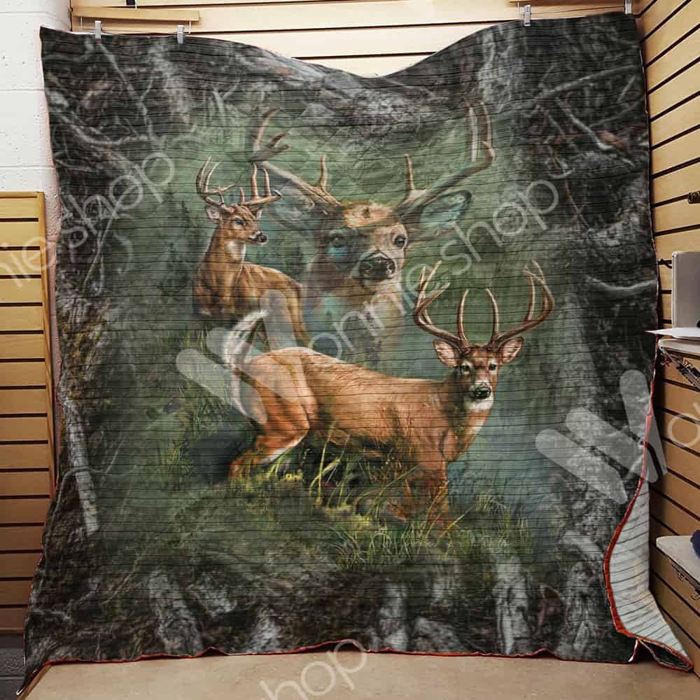 Deer Hunting Quilt Blanket DHC1102496TD