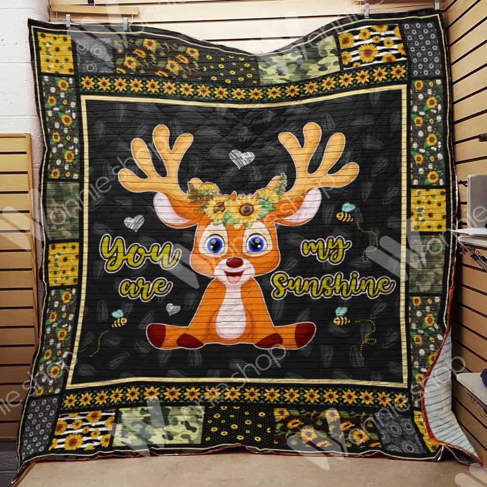 Deer Hunting Sunflower Quilt Blanket DHC03021323TD