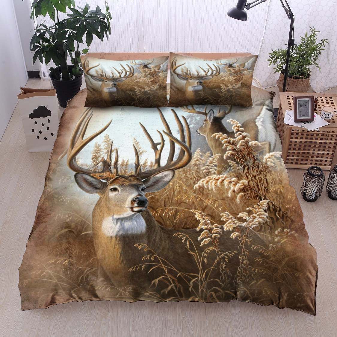 Deer Hunting The Chariot Bedding Set