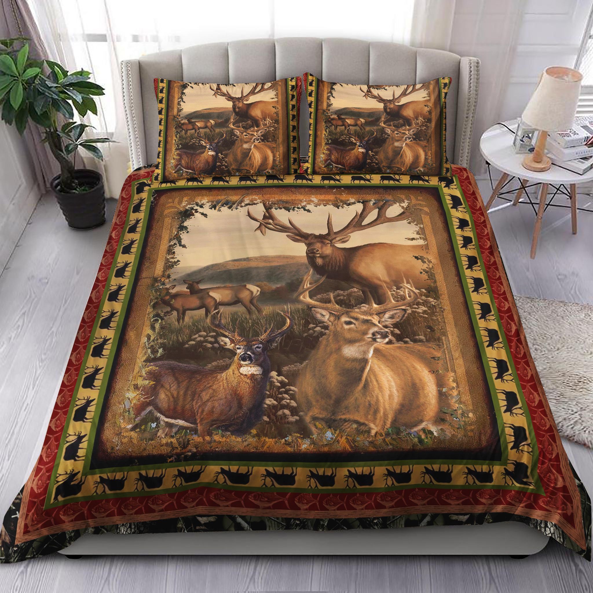 Deer Hunting Wildlife Bedding Set