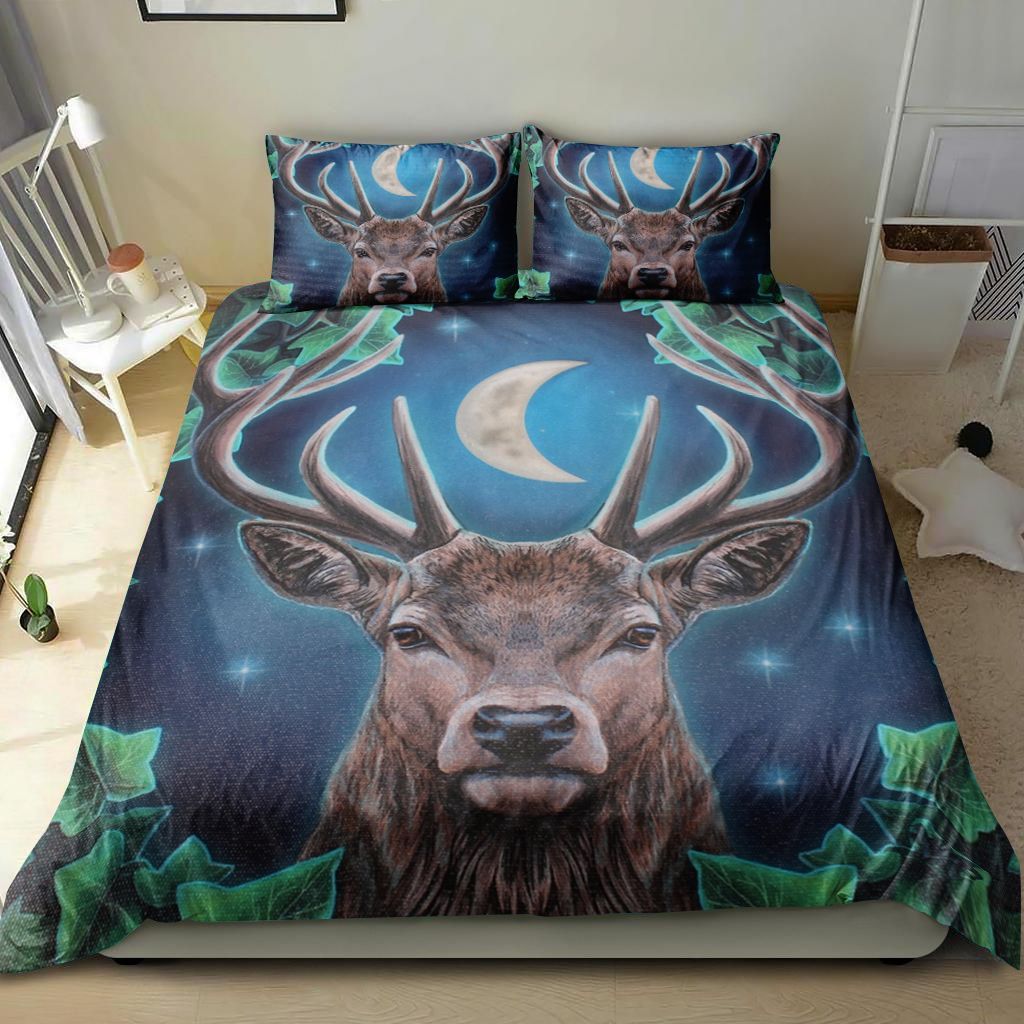 Deer In Forest Bedding Set