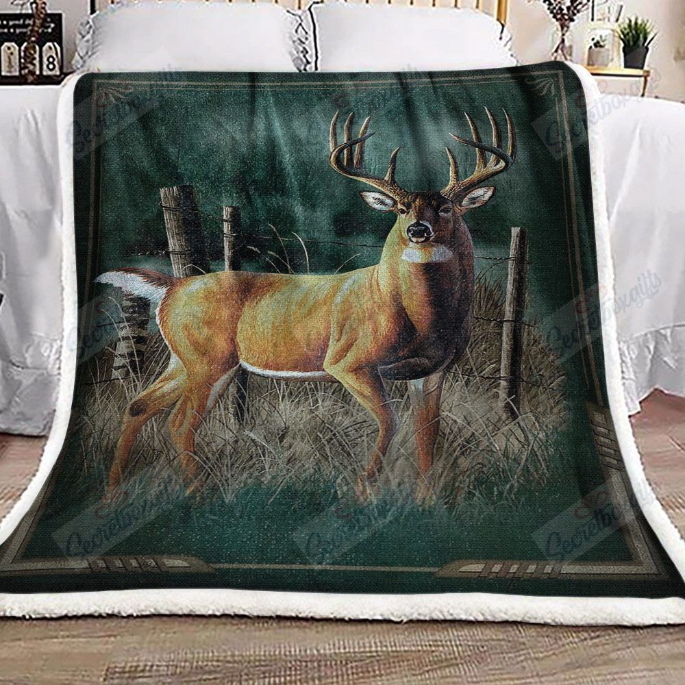 Deer Love Fleece Blanket