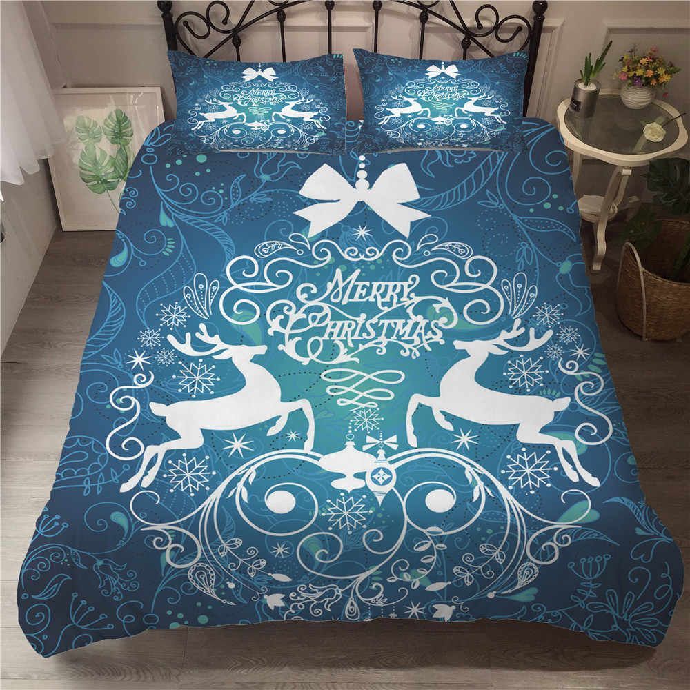 Deer Merry Christmas Bedding Set