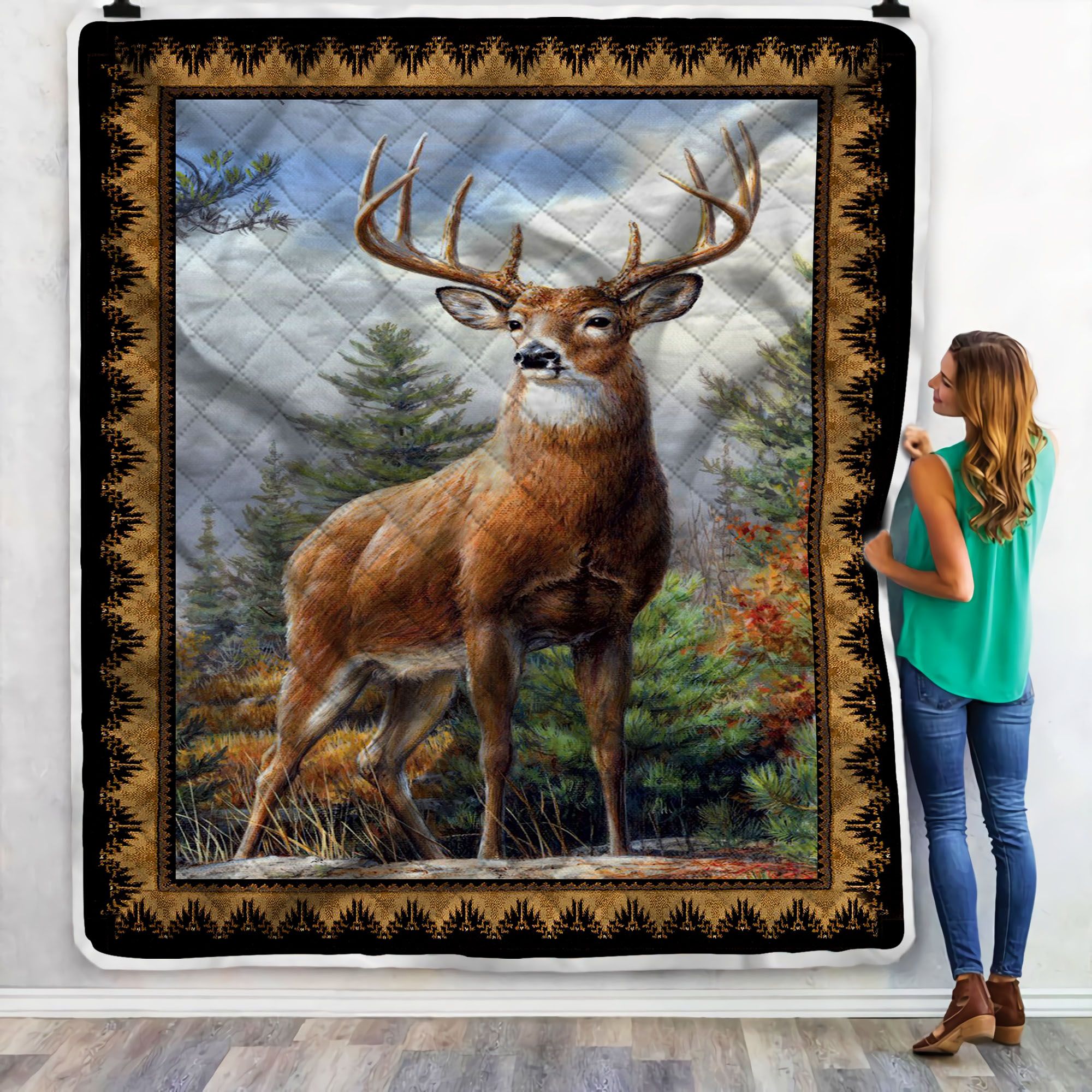 Deer Fleece Blanket
